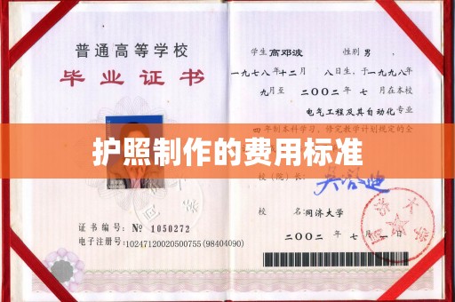 株洲护照制作的费用标准
