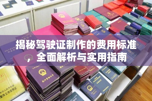 株洲揭秘驾驶证制作的费用标准，全面解析与实用指南